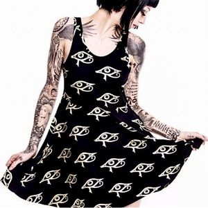 Killstar Eye of Horus mini dress